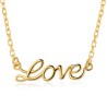 ZŁOTY NASZYJNIK ŁA ŁAŃCUSZEK DAMSKI LOVE CELEBRYTKA MIŁOŚĆ 45 CM SREBRO 925