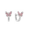 SREBRNE KOLCZYKI DLA DZIEWCZYNKI MOTYLKI ANGIELSKIE 925