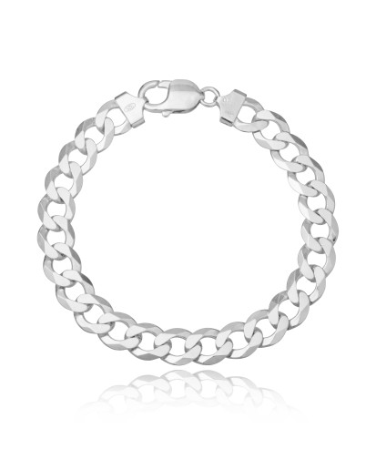 Srebrna męska bransoletka na rękę pancerkan 23cm /10MM srebro 925