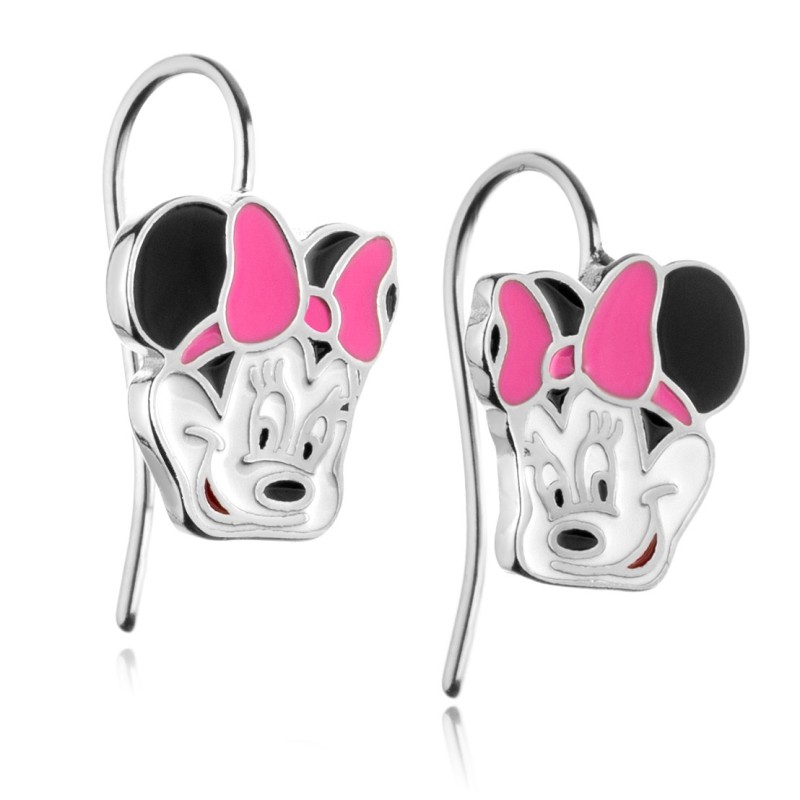 SREBRNE KOLCZYKI DZIECIĘCE WISZĄCE MYSZY MYSZKI PRÓBA 925