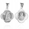 MEDALIK SREBRNY MATKA BOSKA ŚNIEŻNA ŚWIĘTA SREBRO 925