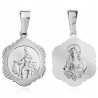 SZKAPLERZ SREBRNY MEDALIK MATKA BOSKA SZKAPLERZNA SREBRO 925