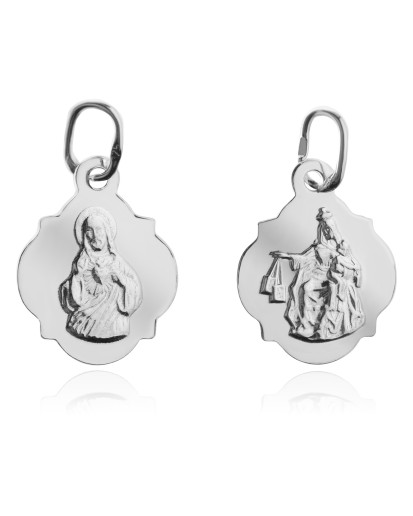 SREBRNY MEDALIK MATKA BOSKA SZKAPLERZNA SREBRO 925