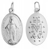 SREBRNY MEDALIK CUDOWNA MATKA BOSKA NIEPOKALANA SREBRO 925 WIĘKSZY
