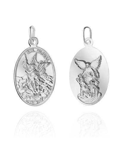 SREBRNY MEDALIK ŚW ŚWIĘTY MICHAŁ ARCHANIOŁ SREBRO 925
