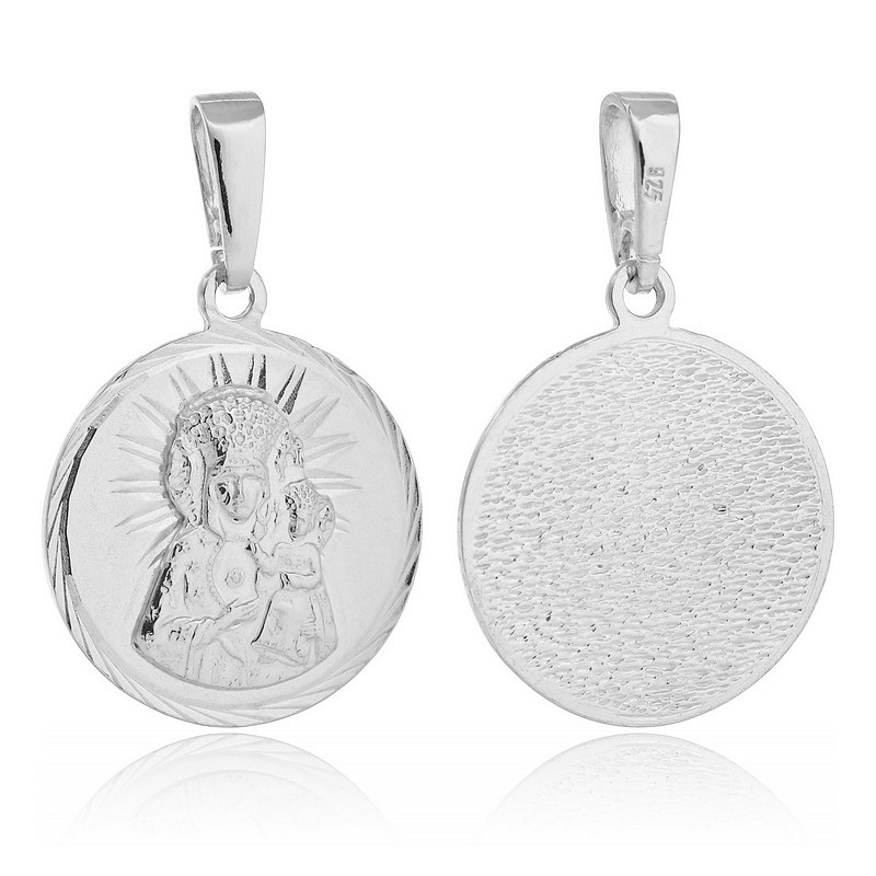 MEDALIK SREBRNY MATKA BOSKA CZĘSTOCHOWSKA SREBRO 925