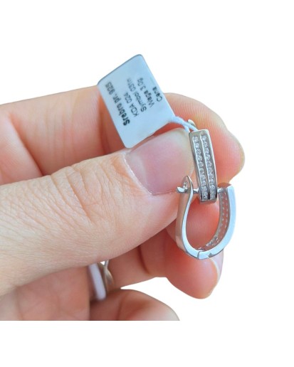 SREBRNE DAMSKIE KOLCZYKI ANGIELSKIE SREBRO PRÓBY 925