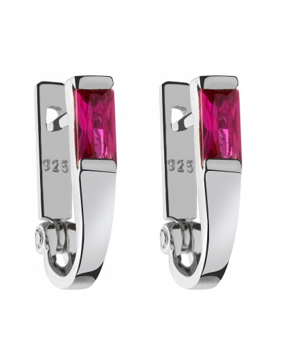 SREBRNE KOLCZYKI DAMSKIE PRZECINKI CYRKONIA SREBRO 925