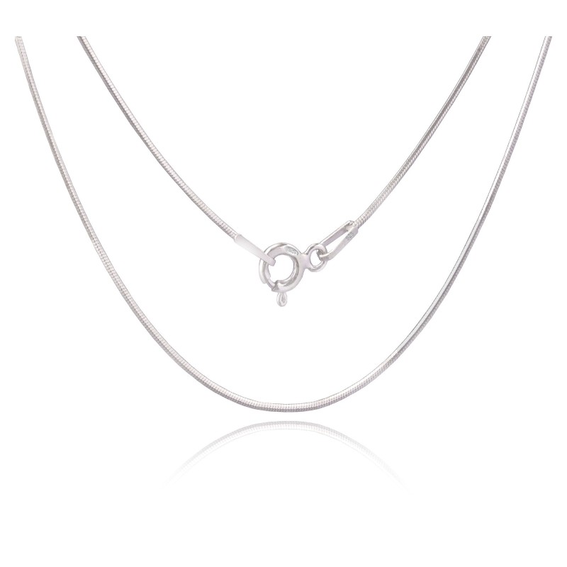 Srebrny damski łańcuszek żyłka linka 40-70 cm 0,95 mm 925