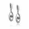 SREBRNE DAMSKIE KOLCZYKI WISZĄCE ANGIELSKIE SREBRO PRÓBY 925