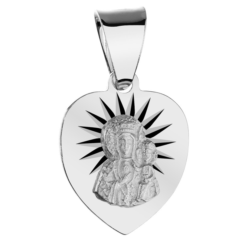 SREBRNY MEDALIK MATKA BOSKA CZĘSTOCHOWSKA SREBRO 925