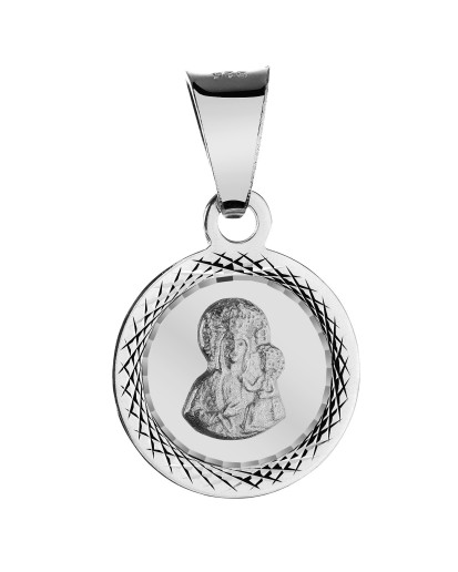 SREBRNY MEDALIK MATKA BOSKA CZĘSTOCHOWSKA SREBRO 925