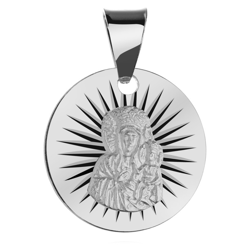 SREBRNY MEDALIK MATKA BOSKA CZĘSTOCHOWSKA SREBRO 925