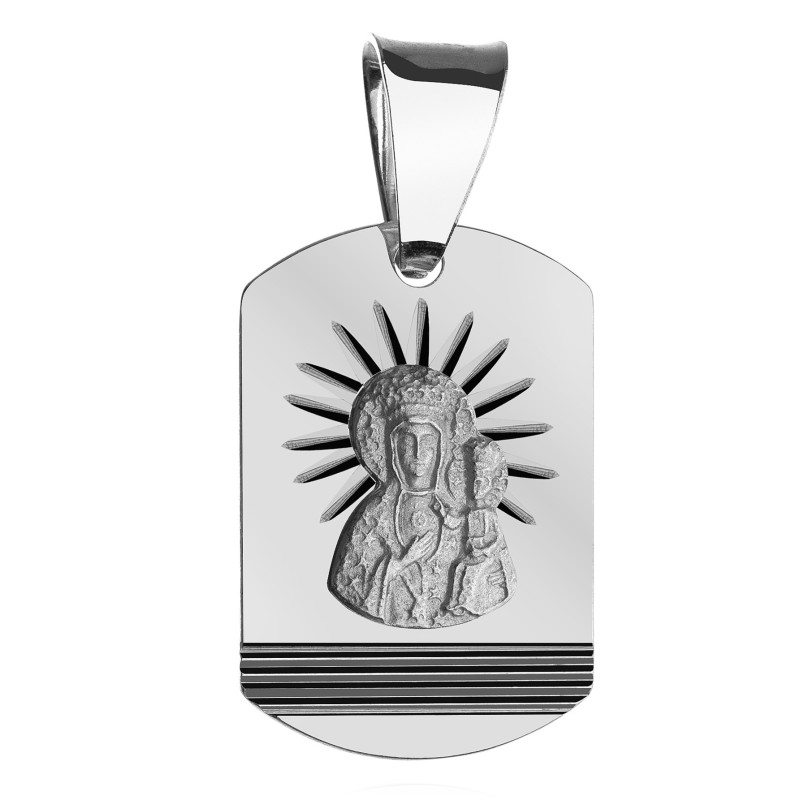 SREBRNY MEDALIK MATKA BOSKA CZĘSTOCHOWSKA SREBRO 925