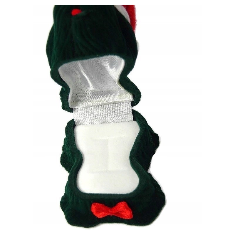 PUDEŁKO WELUROWE PREZENTOWE PIESEK NA BIŻUTERIE