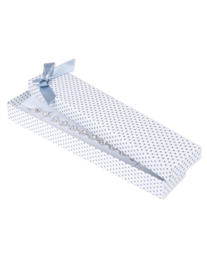 Pudełko kartonowe opakowanie na bransoletkę czerwone lub białe