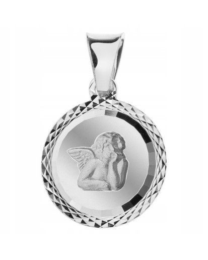 SREBRNY MEDALIK DO ŁAŃCUSZKA ŚWIĘTY MICHAŁ ARCHANIOŁ SREBRO 925