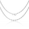 Srebrny damski łańcuszek rolo okrągłe 45-100 cm 925