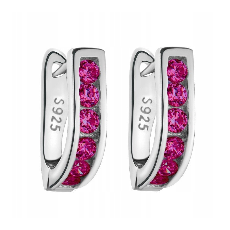 SREBRNE KOLCZYKI DLA DZIEWCZYNIKI PRZECINKI 925