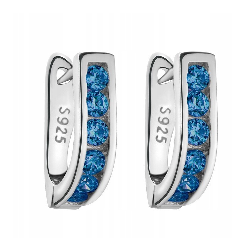 SREBRNE KOLCZYKI DLA DZIEWCZYNIKI PRZECINKI 925