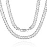 Srebrny łańcuszek pancerka gruby męski 7,1 mm 50-60 cm 925