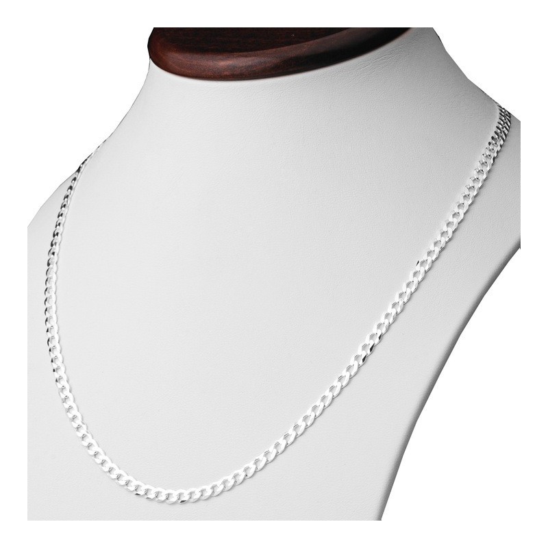Srebrny łańcuszek pancerka gruby męski 4,2 mm 45-60 cm 925