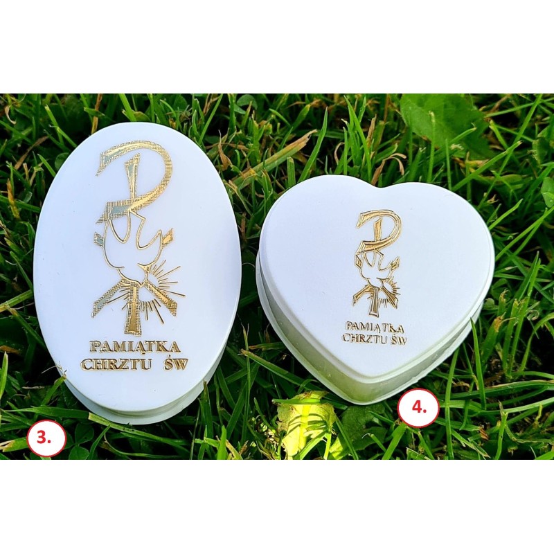 Komplet srebrny łańcuszek pancerka 2,8 g + szkaplerzna koniczynka 925