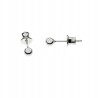 Srebrne damskie kolczyki kulki sztyfty 3-8 mm 925