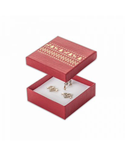 Pudełko świąteczne kartonowe na biżuterię święta komplet