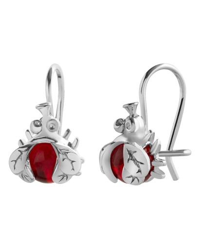 SREBRNE KOLCZYKI WISZĄCE DLA DZIEWCZYNKI SREBRO  925